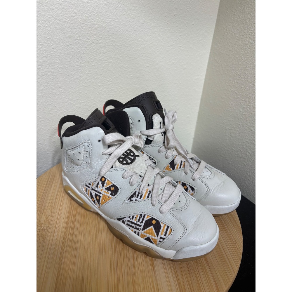 Nike Air Jordan Sneakers 6Y Retro Quai‎ 54 Sail Brown CZ6506-100 Basketball 2020